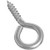 SCREW EYE LARGE SS #4 #203947 093357