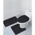 RUG BATH SET HAILEY 3PC BLACK 1206431