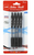 PEN BLACK BALL RT 4PK R BIC 140860