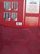 CURTAIN WINDOW AMELIA RED 55X90" 1222491