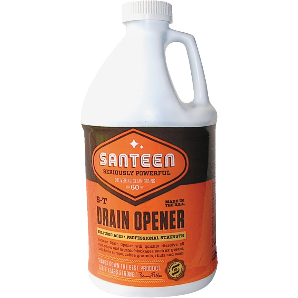 Santeen 64 Oz. S-T Liquid Drain Opener - Safe for Septic Systems