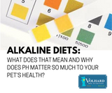 Alkaline diets: What does that mean and why does pH matter so much to your pet’s health?