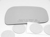 Fits 92-01 Camry 95-99 Avalon Right Passenger Convex Heated Mirror Glass Lens w/Adhesive USA no Rear Backing Plate.