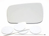 Fits 08-14 Rogue Left Driver Heated Mirror Glass Lens w/Adhesive USA excludes Rogue Select