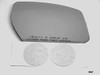 Compatible with 13-18 Altima, 13-19 Sentra 16-21 Maxima Right Passenger Non-Heated Mirror Glass Lens Models w/Signal light in Assembly Housing