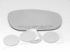 Fits 05-10 Chry 300, Charger Right Pass Convex Mirror Glass Only w/Silicone