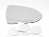 Fits 11-16 Sportage Right Passenger Convex Mirror Glass Lens w/Silicone