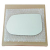 Mirror Glass and Adhesive | 06-11 Honda Civic 4 Door Sedan Driver Left Side Replacement -Fits SEDAN MODEL ONLY