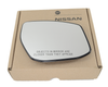 Comaptible with Nissan 16-20 Maxima Right Pass Convex Mirror Glass w/Rear Holder OEM Part
