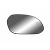 Fit System Passenger Side Heated Mirror Glass w/Backing Plate, Ford Taurus, Mercury Sable, 3 7/8" x 6 15/16" x 7 1/4"