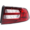 Fits 04-08 Ac TL Right Pass Tail Light Housing w/ Red-White Lens