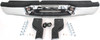 S10 PICKUP 98-04 STEP BUMPER, FACE BAR AND PAD, w/ Pad Provision, w/o Mounting Bracket, Chrome, Fleetside