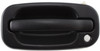 SILVERADO/SIERRA 99-06 FRONT EXTERIOR DOOR HANDLE LH, Textured Black, w/ Keyhole, Includes 2007 Classic