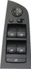 3-SERIES 06-10 POWER WINDOW SWITCH, Front, LH, Black, with Power Folding Mirrors