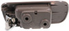 CIVIC 01-05 FRONT INTERIOR DOOR HANDLE RH, Chrome Brown (Taupe), Sedan, EX/LX Models