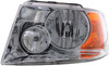 EXPEDITION 03-06 HEAD LAMP LH, Assembly, Halogen, Chrome Interior