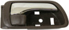 CAMRY 02-06 FRONT INTERIOR DOOR HANDLE RH, Brown Bezel, With Chrome Lever, Japan/USA Built Vehicle, (=REAR)