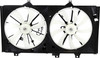 CAMRY 12-17 RADIATOR FAN SHROUD ASSEMBLY, Dual Fan, 2.5L Eng., Exc. Hybrid Models