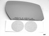 Compatible with 13-18 Altima, 13-19 Sentra 16-21 Maxima Right Passenger Heated Mirror Glass Lens Models w/Signal light in Assembly Housing