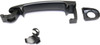 TIGUAN 09-17/JETTA 11-18 FRONT EXTERIOR DOOR HANDLE LH, Primed Black, Plastic, w/ Keyhole