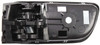 CAMRY 02-06 FRONT INTERIOR DOOR HANDLE RH, Textured Black, Japan/USA Built Vehicle, (=REAR)