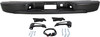 SILVERADO 1500 99-06 STEP BUMPER, FACE BAR AND PAD, w/ Pad Provision, w/ Mounting Bracket, Black, Fleetside, Includes 2007 Classic