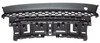 SOUL 17-19 FRONT BUMPER GRILLE, Upper, Textured Dark Gray, (Exc. !/SX Models)