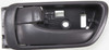 CAMRY 02-06 FRONT INTERIOR DOOR HANDLE LH, Textured Black, Japan/USA Built, Vehicle, (=REAR)