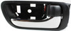 CAMRY 02-06 FRONT INTERIOR DOOR HANDLE RH, Textured Black, With Chrome Lever, Japan/USA Built Vehicle, (=REAR)