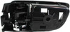 CAMRY 02-06 FRONT INTERIOR DOOR HANDLE RH, Textured Black, With Chrome Lever, Japan/USA Built Vehicle, (=REAR)
