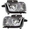 Fits 10-13 Camaro Left & Right Halogen Headlamp Assembies Set