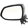 Fits 07-08 Fit Left Driver Mirror Power Non-Painted Black No Heat