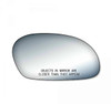 Fits 96-07 Taurus, Sable Right Pass Mirror (Glass Lens Only) w/Adhesive