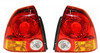 Fits 03-06 Hyundai Accent Sedan Left & Right Set Tail Lamp Assemblies