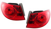 Fits 07-10 Hy Elantra Left & Right Set Tail Lamp Assemblies Quarter Mounted