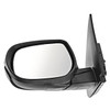 Fits 11-13 Forte Left Driver Mirror Power Smooth Black w/Heat,Signal,Man Fold