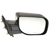 Fits 04-10 QX56 Right Passenger Manual Mirror Textured Black