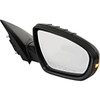 Fits 11-13 Optima Right Pass Mirror Power Smooth Black w/Heat Signal Manual Fold