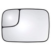 Fits 05-09 Ram Pickup Left Drvr 2 Piece Tow/Trailor Mirror Glas w/Backing Plate