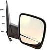 Fits 02-07 E-Series Right Pass Power Mirror Manual Fold W/Dual Glass, Light