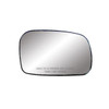 Fit System Passenger Side Non-Heated Mirror Glass w/Backing Plate, Honda Civic Coupe, 4 11/16" x 7 1/8" x 7 9/16" (Non-Foldaway)