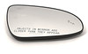 Fits 13-17 Camry Right Pass Mirror Glass w/Blind Spot Detection w/Holder OE