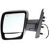 Fits 12-13 NV Left Driver Power Mirror W/Heat No Towing Package Textured