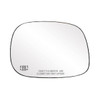 Fit System 30203 Passenger Side Heated Mirror Glass w/Backing Plate, Dodge Ram Pick-Up 1500, Ram 2500, 3500, 6 1/2" x 9" x 9 1/2" (w/o Towing pkg)