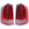 Fits 11-12 Chrysler 300 Left & Right Set Tail Lamp Assem No Chrome Center Accent