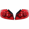 Fits 07-08 Infiniti G35 Sedan / 09-13 Infiniti G37 Sedan /10-12 Infiniti G25 Sedan Left & Right Set Tail Lamp Assemblies Quarter Mounted