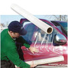Marcy Adhesives Window Guard Collision Wrap Durable See-Thru Self-adhering 36" x 60' - PerForated Every 36"