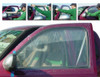 Marcy Adhesives Window Guard Collision Wrap Durable See-Thru Self-adhering 36" x 60' - PerForated Every 36"