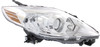 MAZDA 5 08-10 HEAD LAMP RH, Lens and Housing, Halogen, Chrome Interior - CAPA