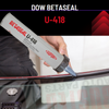 U-418 Dow Betaseal Auto Glass Primerless Urethane/Sealant/Adhesive (3) Tubes